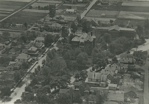 1920s Campus Aerial View