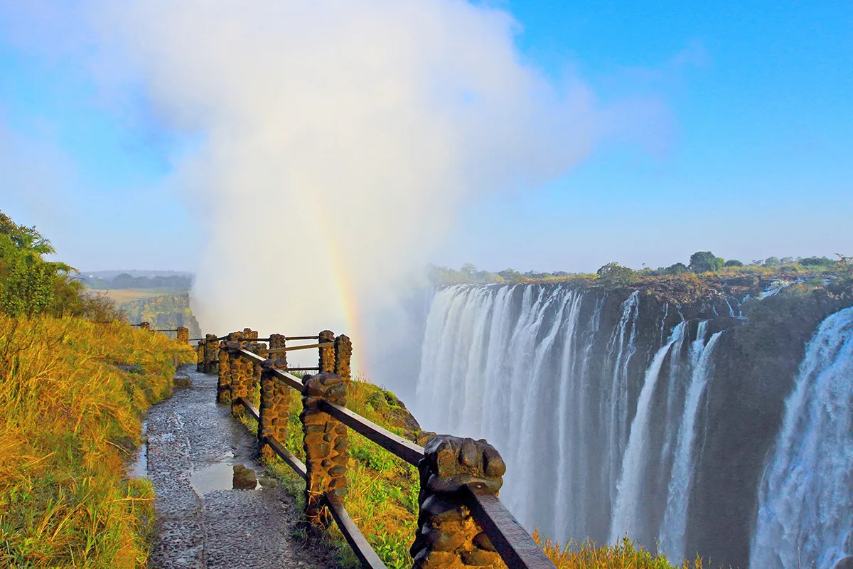 Zambia waterfall