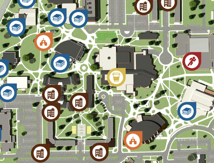 Indiana Wesleyan University Campus Map 